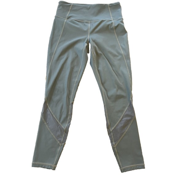 Athleta Womens small Lace‎ Luxe Mesh High Waist Yoga leggings Workout pants - Picture 1 of 7